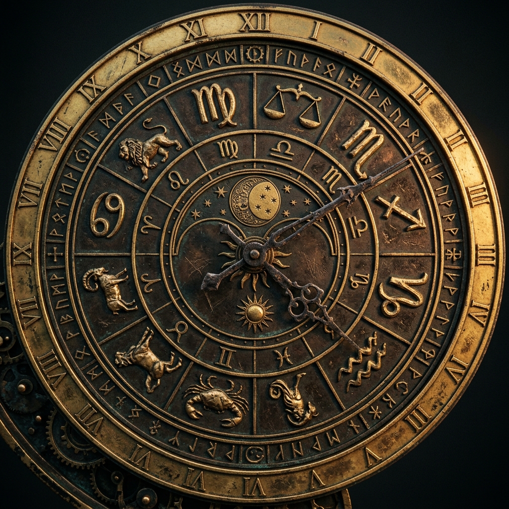 Roue astrologique zodiaque - tirage tarot sentimental